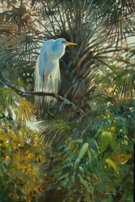 American Egret 24x36