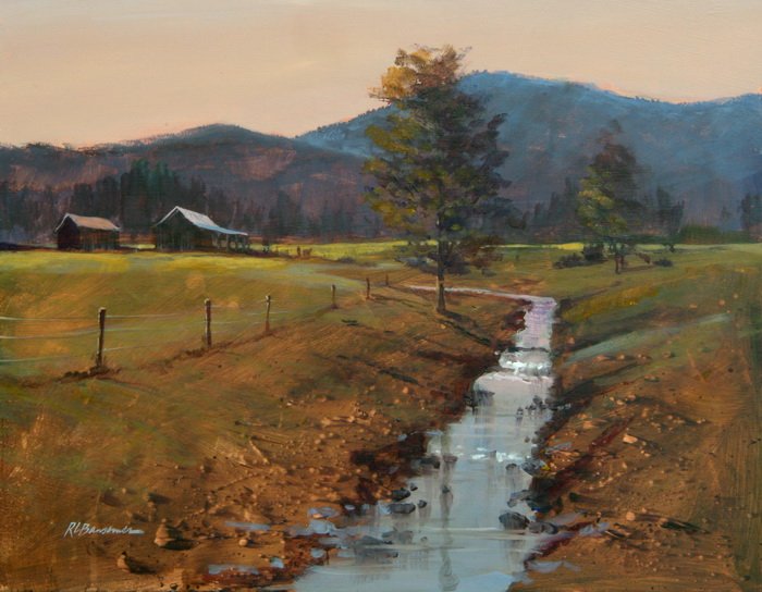 At The foot of the Blue Ridge