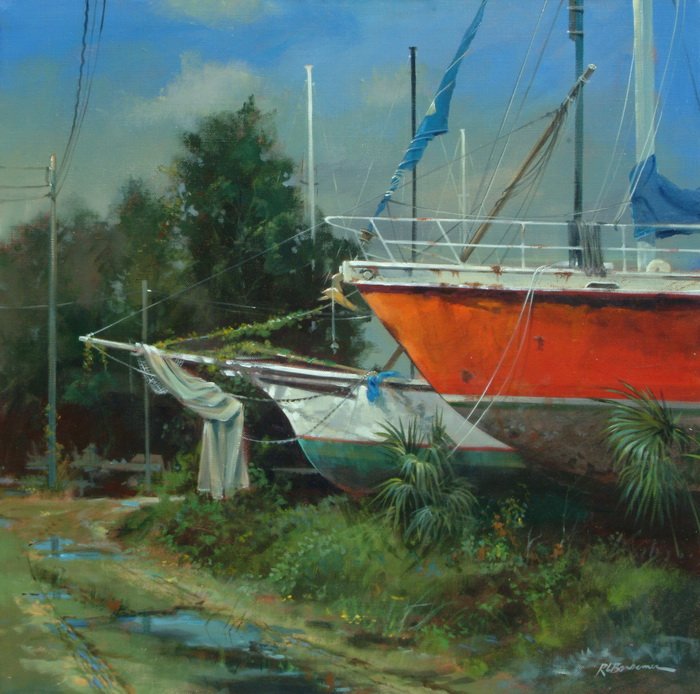 Boat Yard on Riberia Street 30x30